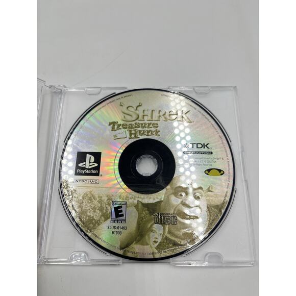 Shrek: Treasure Hunt (Sony PlayStation 1, PS1) DISC ONLY With Case - Picture 5 of 5